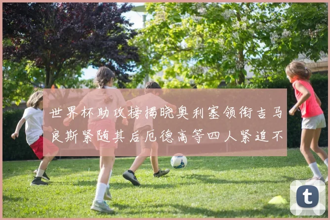 世界杯助攻榜揭晓奥利塞领衔吉马良斯紧随其后厄德高等四人紧追不舍